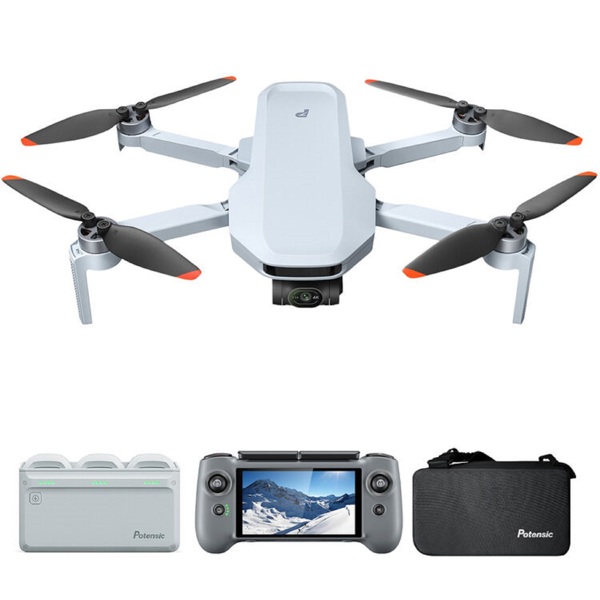 დრონის კომპლექტი Potensic APM2532811 ATOM 2 Screen Remote Fly More Combo with PTD 1, PixSync 4.0, Drone Combo, Grey