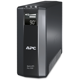 უწყვეტი კვების წყარო APC br900g-gr Power-Saving Back-UPS Pro 900, Line interactive, 900/540W, USB, 5xSchuko, LCD, UPS, Black
