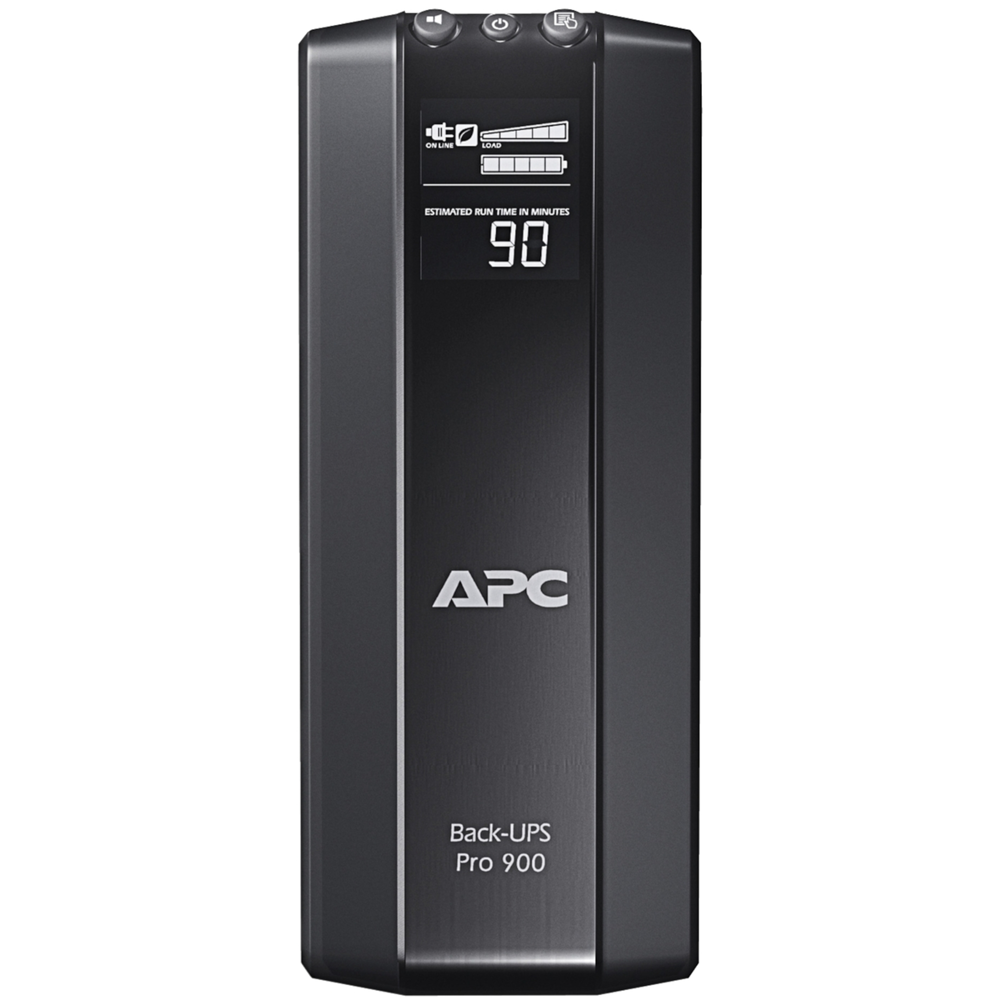 UPS APC br900g-gr Power-Saving Back-UPS Pro 900, Line interactive, 900/540W, USB, 5xSchuko, LCD, Black