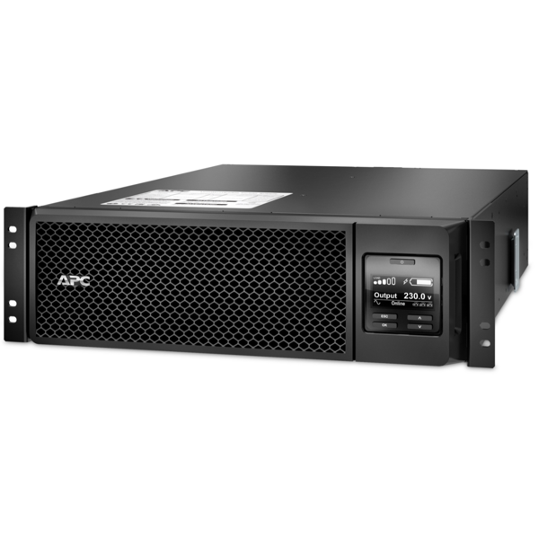 უწყვეტი კვების წყარო APC srt5krmxli Smart-UPS SRT, On-Line, 5000VA/4500W, Serial Port, USB, UPS, Black
