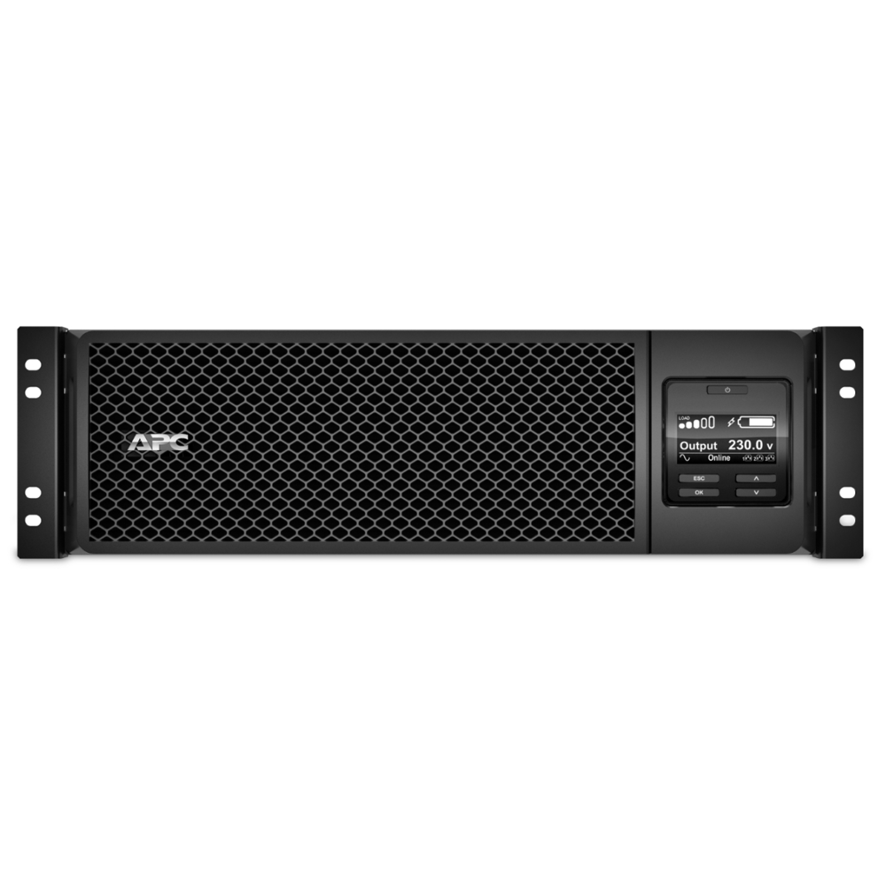 უწყვეტი კვების წყარო APC srt5krmxli Smart-UPS SRT, On-Line, 5000VA/4500W, Serial Port, USB, UPS, Black