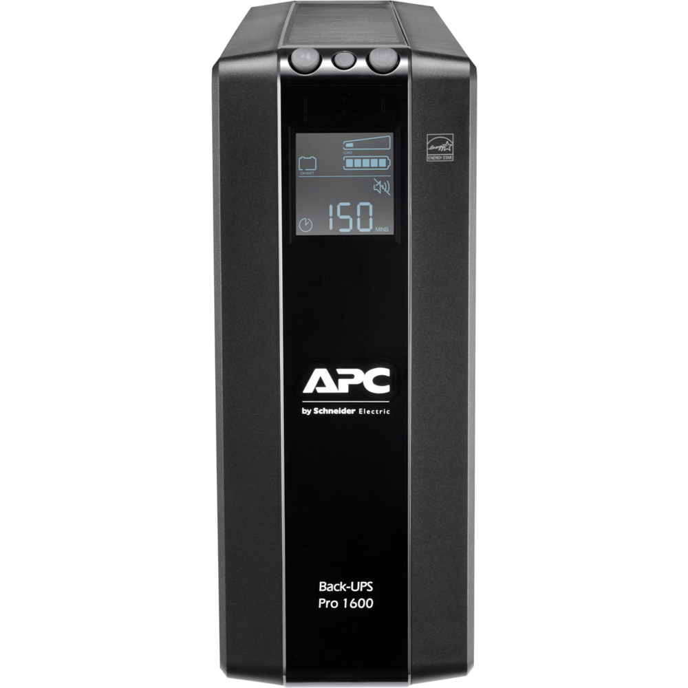 UPS APC br1600mi Back UPS Pro, Line interactive, 1600VA/960W, USB, LCD, Black