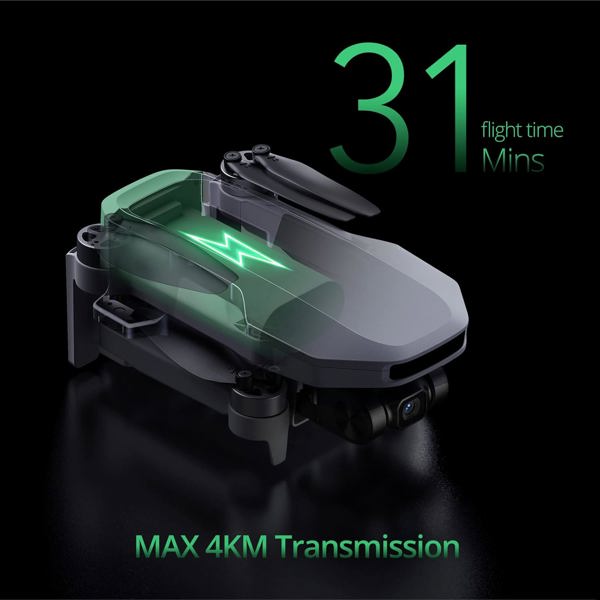 დრონის კომპლექტი Potensic APM1410711 Potensic ATOM SE Expansion Kit, PixSync 2.0, Drone Combo, Grey