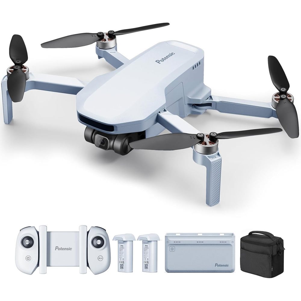 დრონი Potensic Drone ATOM SE (Expansion Kit) 3 batteries in total Grey