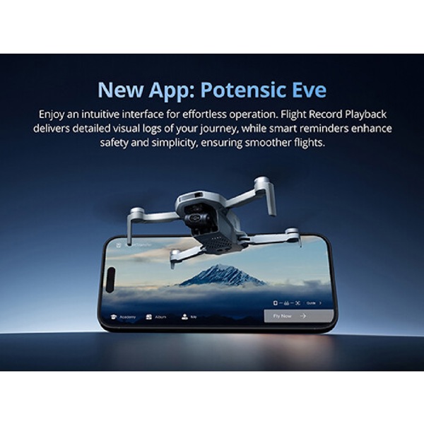 Drone Combo Potensic APM2530121 ATOM 2 Standard Kit, PixSync 4.0, Grey