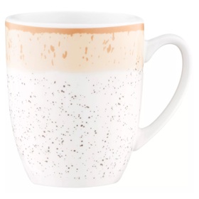 ჭიქა Ardesto AR2936SBG Siena, 0.36L, Mug, White/Yellow