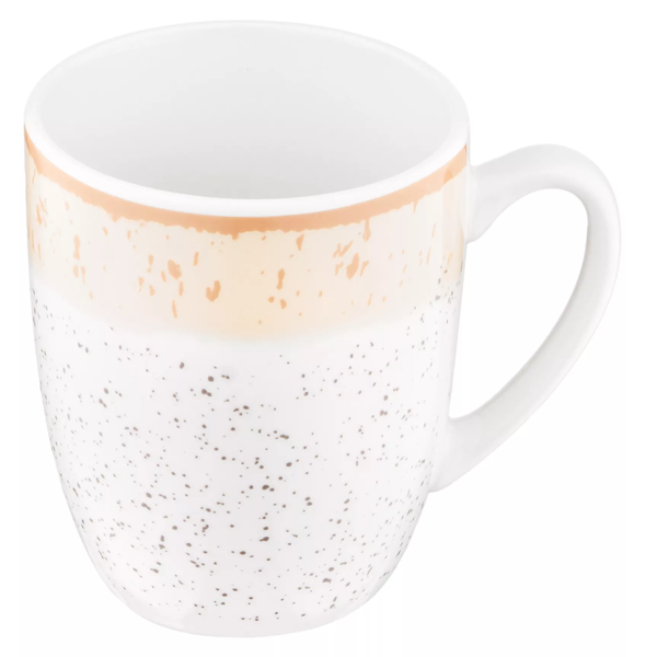 ჭიქა Ardesto AR2936SBG Siena, 0.36L, Mug, White/Yellow