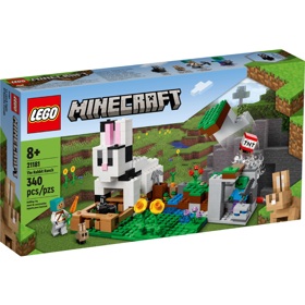 ასაწყობი კონსტრუქცია Lego 21181 Minecraft The Rabbit Ranch, Prefabricated Construction