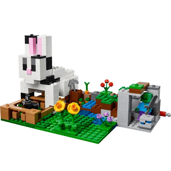ასაწყობი კონსტრუქცია Lego 21181 Minecraft The Rabbit Ranch, Prefabricated Construction