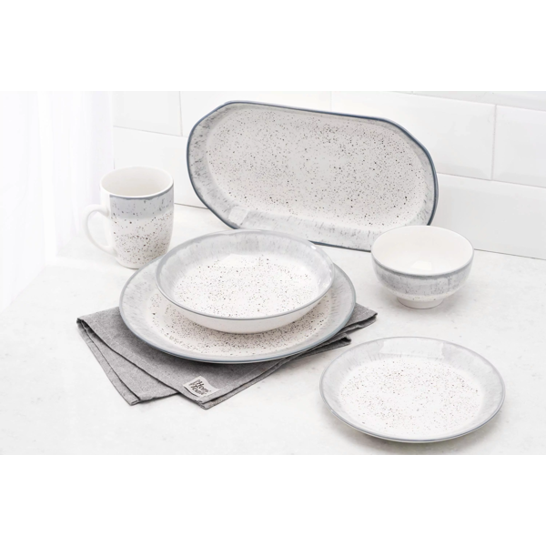 წვნიანის თეფში Ardesto AR2920SW Siena, 20cm, Soup Plate, White