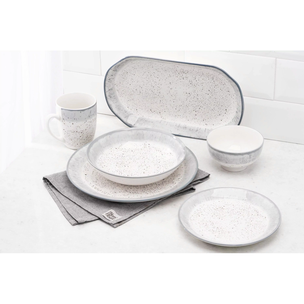Soup Plate Ardesto AR2920SW Siena, 20cm, White