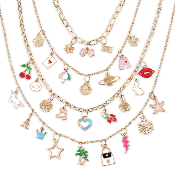 Handful of Charms DIY Necklace Kit Make It Real 1719MR