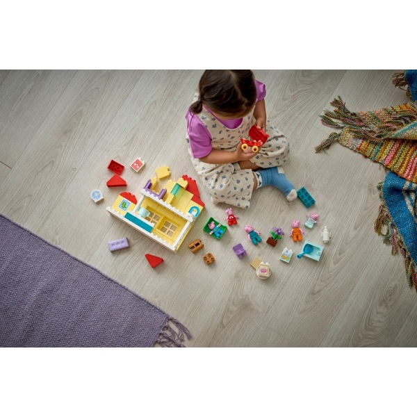 ასაწყობი კონსტრუქცია Lego 10467 DUPLO Peppa Pig Family House, Prefabricated Construction