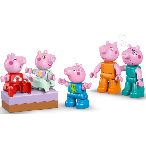 ასაწყობი კონსტრუქცია Lego 10467 DUPLO Peppa Pig Family House, Prefabricated Construction