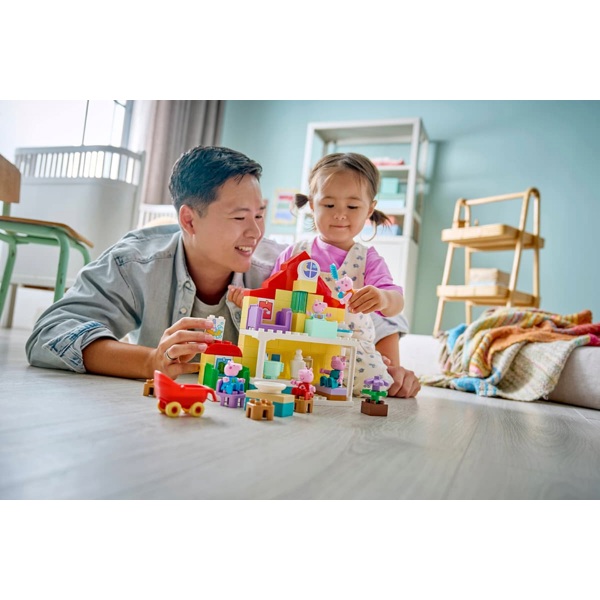 ასაწყობი კონსტრუქცია Lego 10467 DUPLO Peppa Pig Family House, Prefabricated Construction