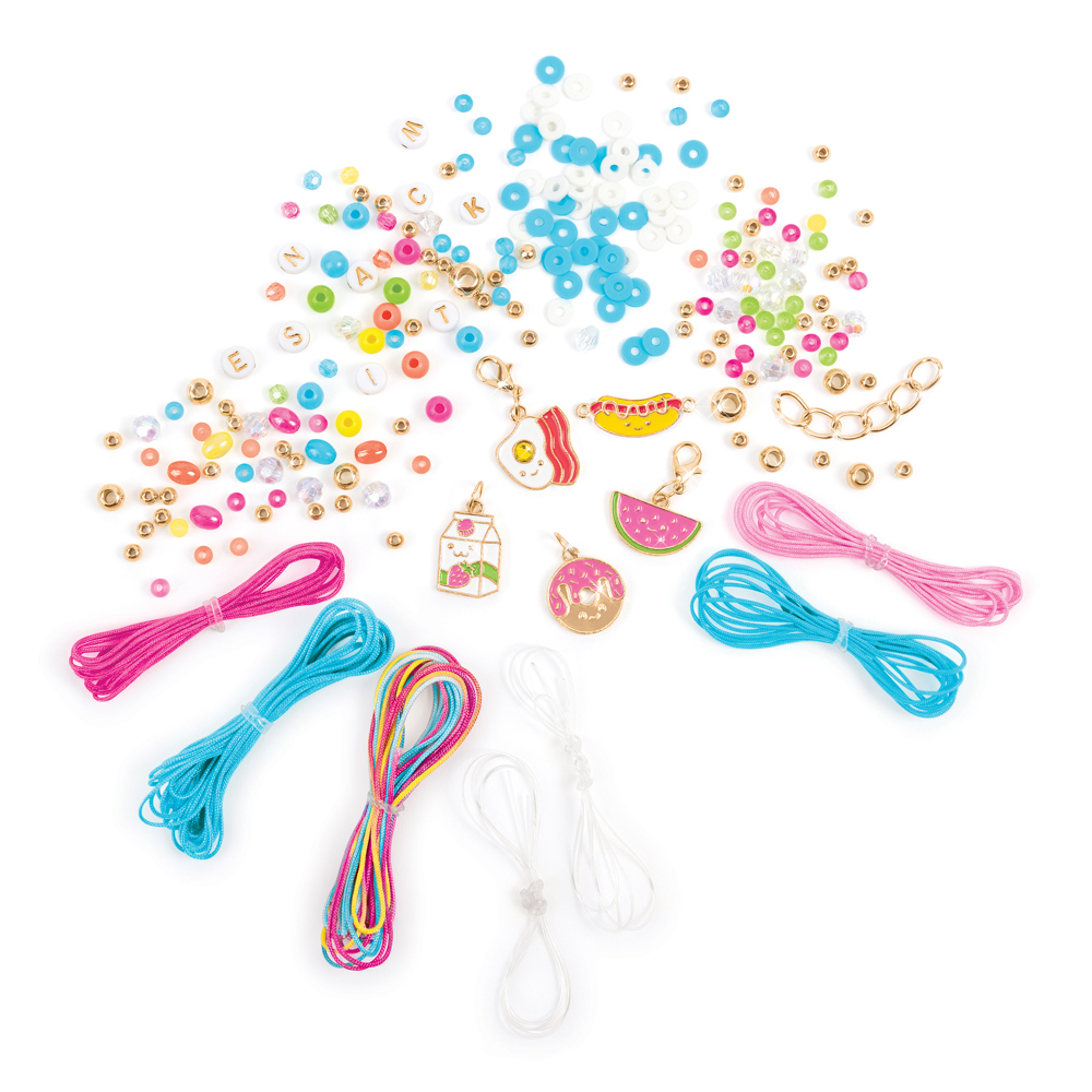 მძივების ნაკრები Make It Real 1767MR, Fridge Frenzy DIY Bracelets