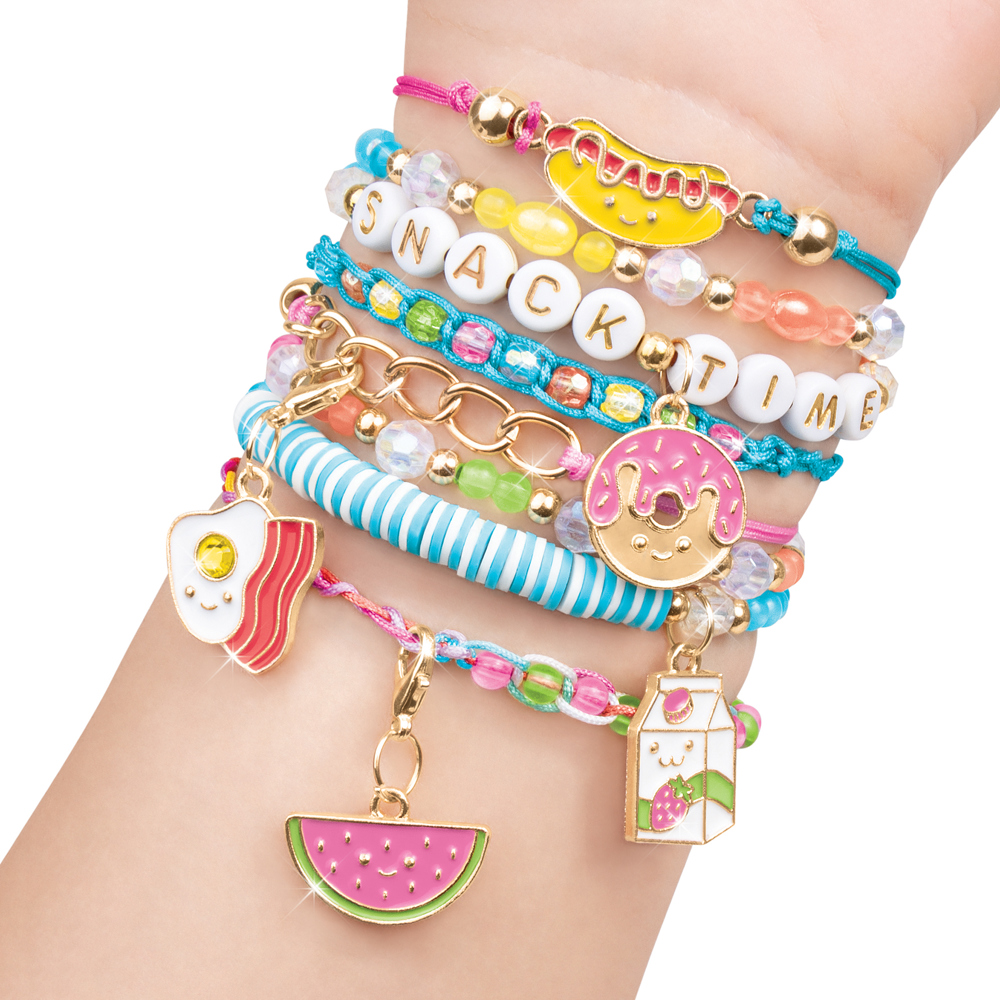 მძივების ნაკრები Make It Real 1767MR, Fridge Frenzy DIY Bracelets