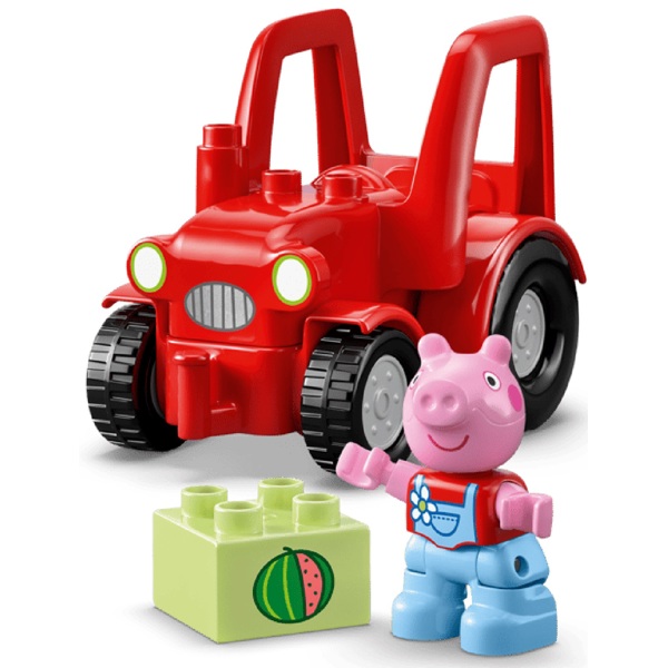Prefabricated Construction Lego 10468 DUPLO Peppa Pig Tractor and Market