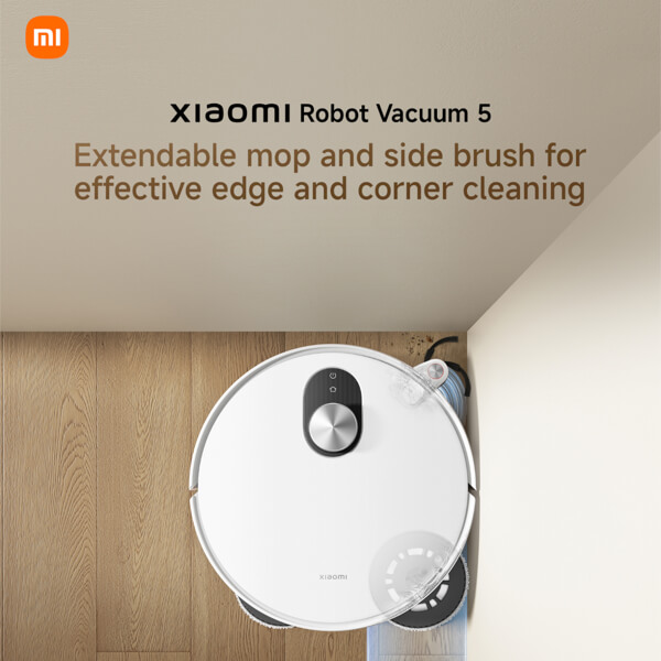 Robot Vacuum Cleaner Xiaomi bhr0834eu 5 OV31GL, 20000Pa, LDS, White