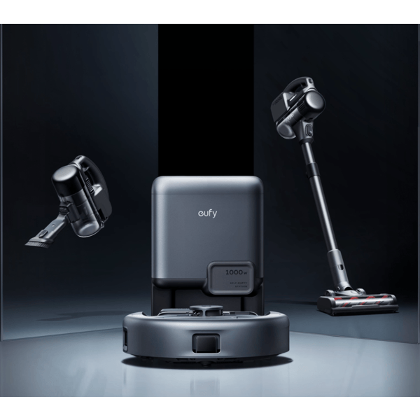 Robot Vacuum Cleaner Eufy T2070G10 3-in-1 E 20, 30000Pa, LiDAR, Black