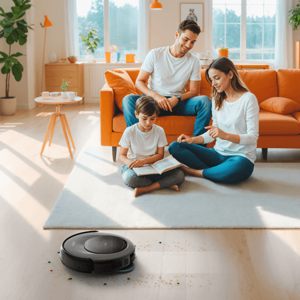 Robot Vacuum Cleaner Eufy T2280G11 Omni C20, 7000Pa, LiDAR, Black