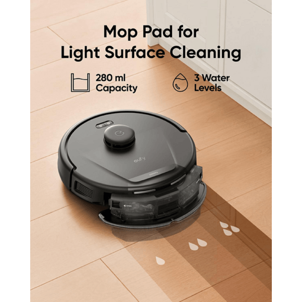 Robot Vacuum Cleaner Eufy T2268G11 Clean L60 Hybrid, 5000Pa, LiDAR, Black
