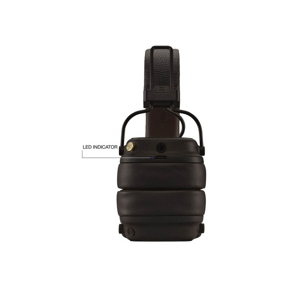ყურსასმენი Marshall 1006834 MAJOR V, Headset, Wireless, Bluetooth, 3.5mm, Brown