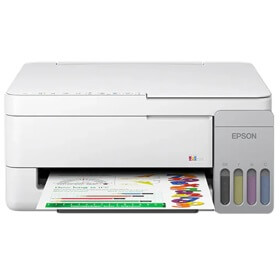 Color Printer, Epson C11CL62415 EcoTank Home L3356, MFP, A4, USB, WiFi, Wi-Fi Direct, White