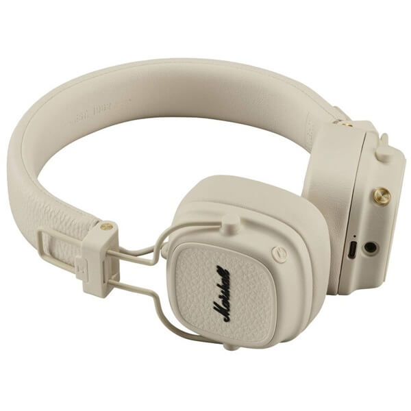 Headset Marshall 1006833 MAJOR V, Wireless, Bluetooth, 3.5mm, Cream