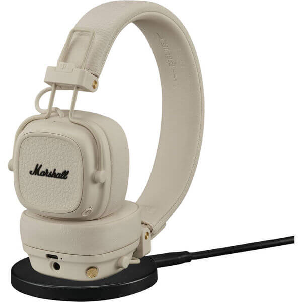 ყურსასმენი Marshall 1006833 MAJOR V, Headset, Wireless, Bluetooth, 3.5mm, Cream