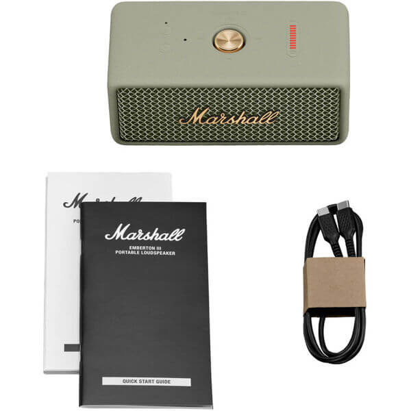 Speaker Marshall 1007861 EMBERTON III, 20W, Bluetooth, Sage