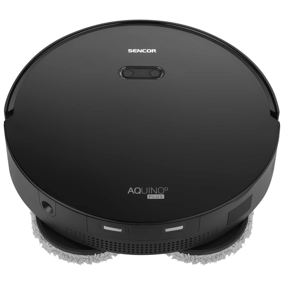 Robotic Vacuum Cleaner Sencor SRV 9790BK AQUINO+, 5500Pa, Laser Navigation, Black