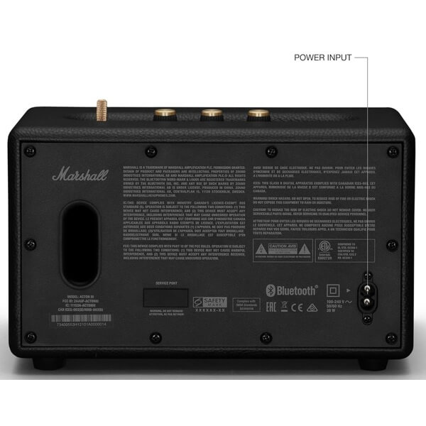 Speaker Marshall 1006004 ACTON III, 60W, Bluetooth, Black