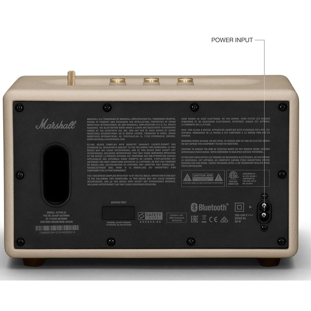 Speaker Marshall 1006005 ACTON III, 60W, Bluetooth, Cream