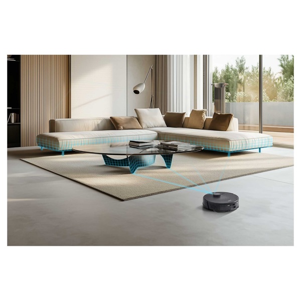 Robotic Vacuum Cleaner Sencor SRV 9085BK, 3000Pa, LiDAR laser Navigation, Black