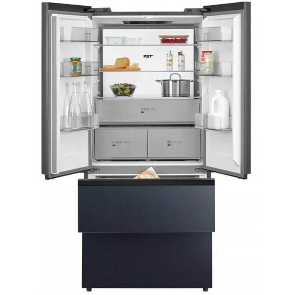 Refrigerator Midea MDRF705BIE70, 568L, A+, 38dB, NO Frost, Black