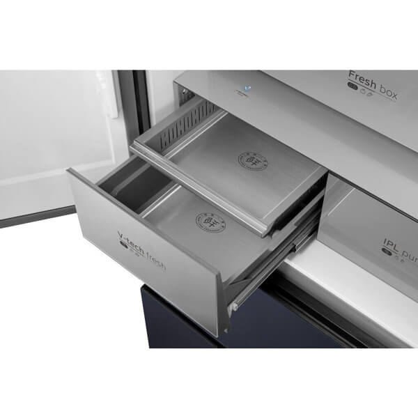 მაცივარი Midea MDRF705BIE70, 568L, A+, 38dB, NO Frost, Refrigerator, Black