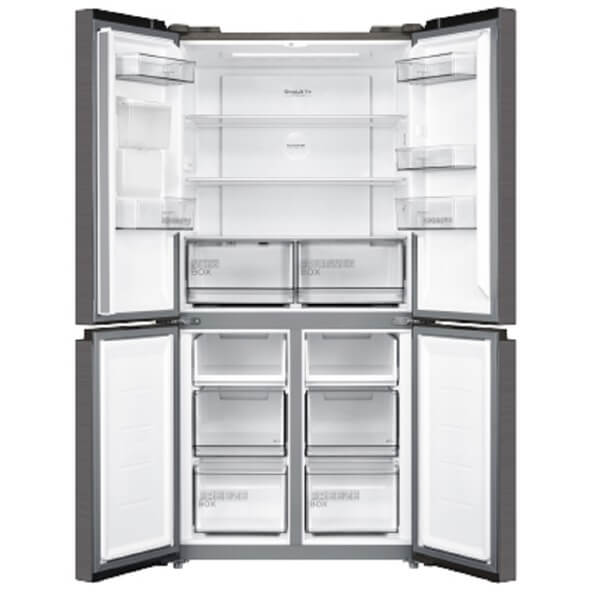 მაცივარი Midea MDRM632FGD46W, 470L, D, 37dB, NO Frost, Refrigerator, Inox