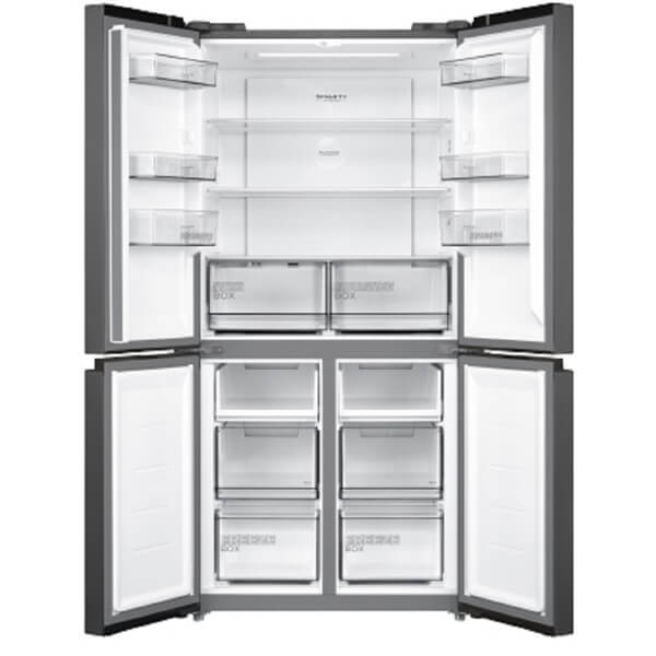 მაცივარი Midea MDRM691FIE46, 515L, E, 35dB, NO Frost, Refrigerator, Dark Inox