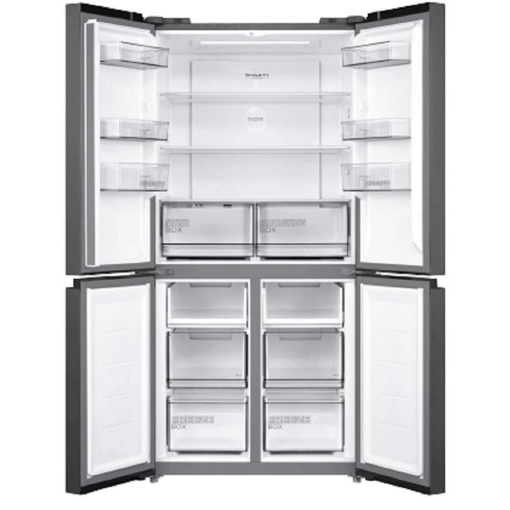 მაცივარი Midea MDRM691FIE46, 515L, E, 35dB, NO Frost, Refrigerator, Dark Inox