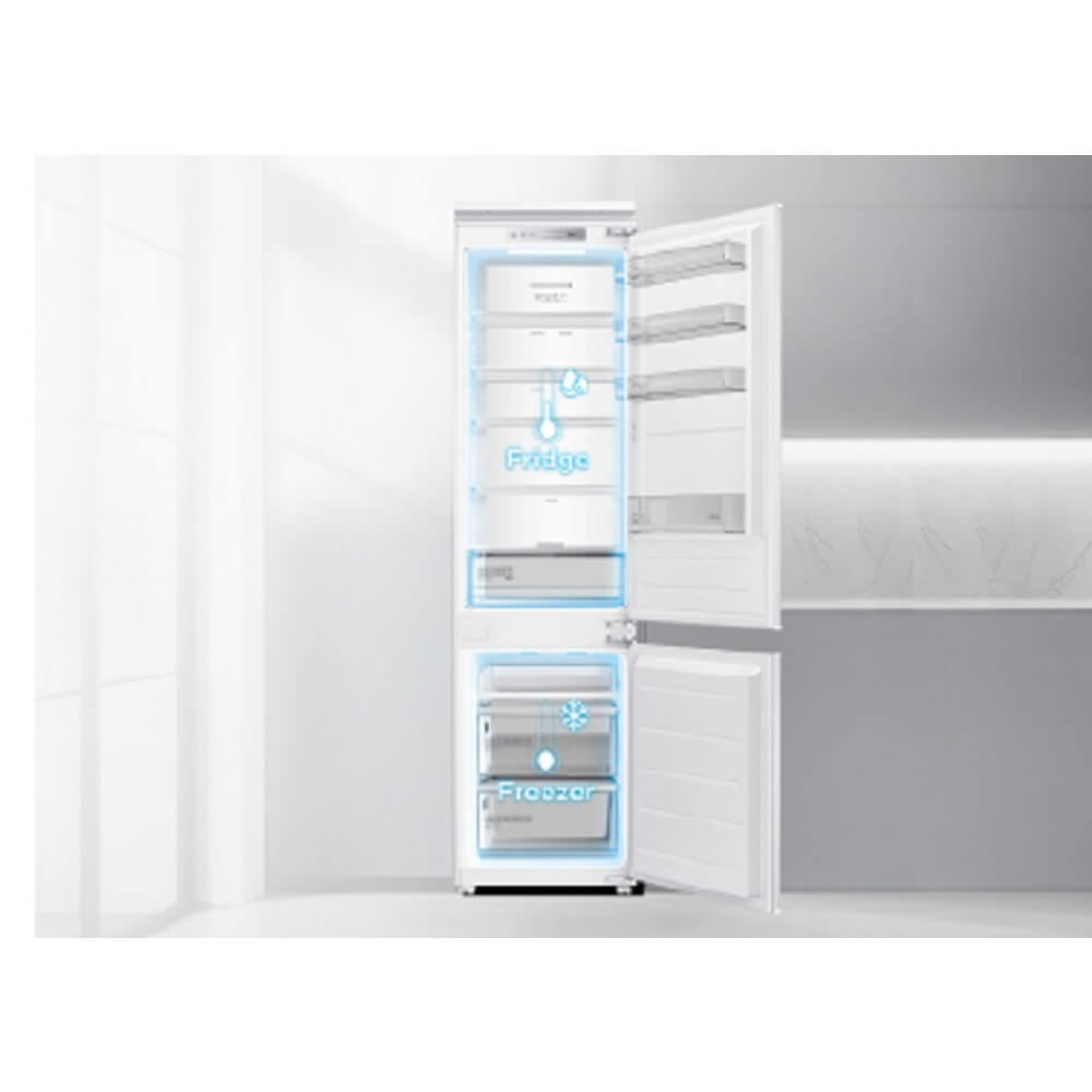 Built-in Refrigerator Midea MDRE411FGE01, E, 300L, 35dB, White