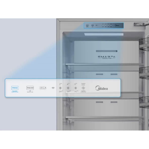 ჩასაშენებელი მაცივარი Midea MDRE411FGE01, E, 300L, 35dB, Built-in Refrigerator, White
