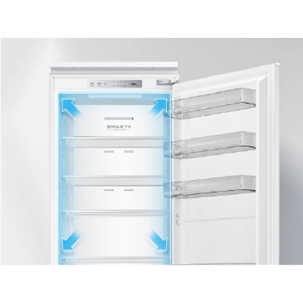 ჩასაშენებელი მაცივარი Midea MDRE411FGE01, E, 300L, 35dB, Built-in Refrigerator, White
