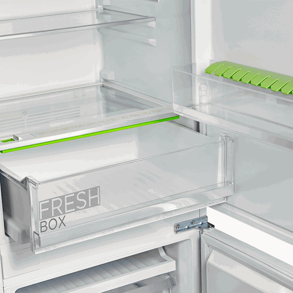 Built-in Refrigerator Midea MDRE379FGE01, 271L, 39dB, White