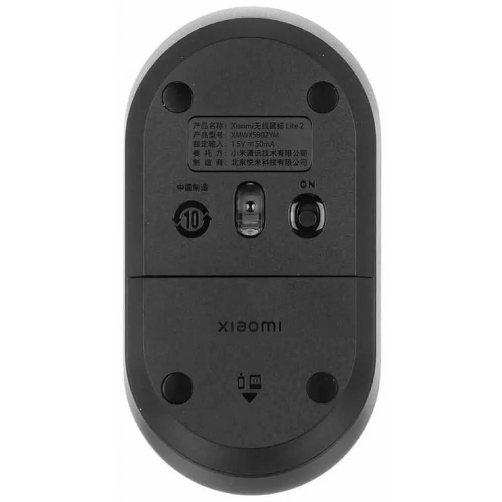 Mouse Xiaomi BHR8916GL Lite 2, Wireless, USB, Black