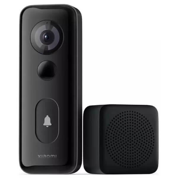 კარის ჭკვიანი ზარი Xiaomi BHR7068GL 3S, Smart Doorbell, Black