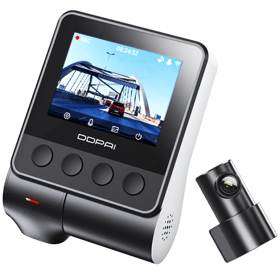 მანქანის ვიდეო რეგისტრატორი DDPAI Z40 GPS DUAL, 140°, WIFI, GPS, Front and Rear Cam, Car Video Recorder, Black