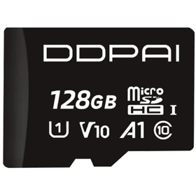 მეხსიერების ბარათი DDPAI 128GB, microSD, UHS-I C10, Black