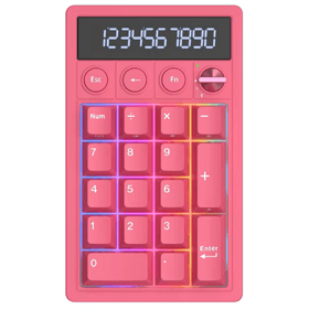 Mechanical Numpad Royal Kludge RK M20 RGB, Cream Switch, Hot Swappable, Wireless, Type-C, Bluetooth, 2.4GHz, Berry Red