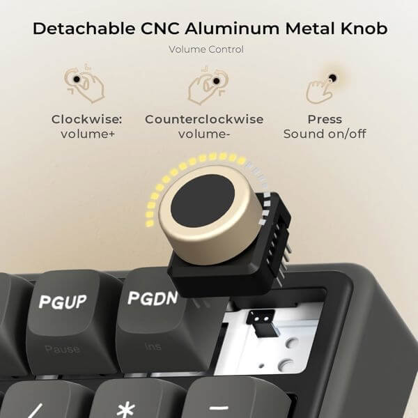 Mechanical Keyboard Royal Kludge RK R98Pro RGB, Beige Switch, Hot Swappable, Wired, Phantom